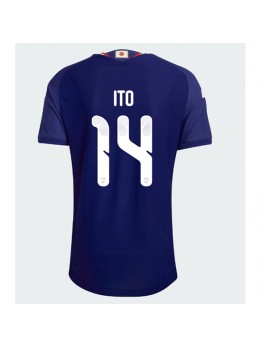 Muži Futbalové oblečenie Japonsko Junya Ito #14 MS 2026 Krátky Rukáv - Domáci Muži Futbalové oblečenie Japonsko Junya Ito #14 MS 2026 Krátky Rukáv - Domáci